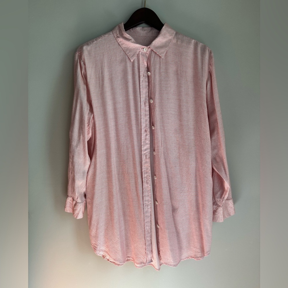 Onia Coverup Beach Pool Button Down Pockets